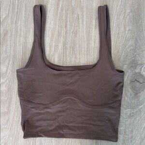 Abercrombie & Fitch Brown Crop Top